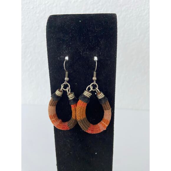 Colorful teardrop earrings - Picture 1 of 4
